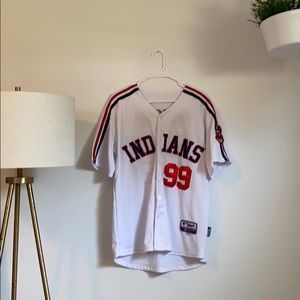 VAUGHN CLEVELAND INDIANS BASEBALL JERSEY ⚾️